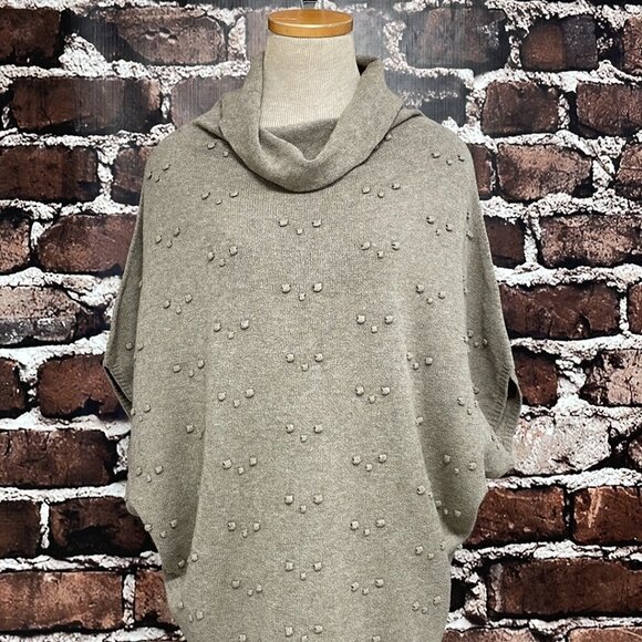 La Fée Maraboutée Pullover Sweater Cowl Neck Short Sleeve Beige Size XS - Picture 6 of 16